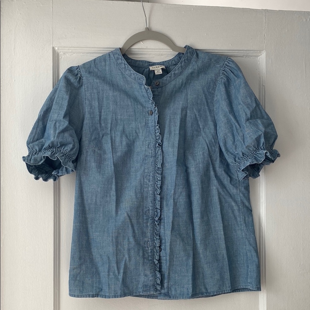 JCrew Denim Blouse